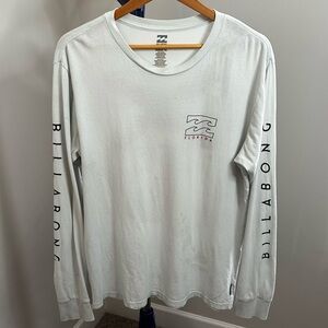 Billabong Long Sleeve Graphic Tee Florida Flag Surf Shirt Size L